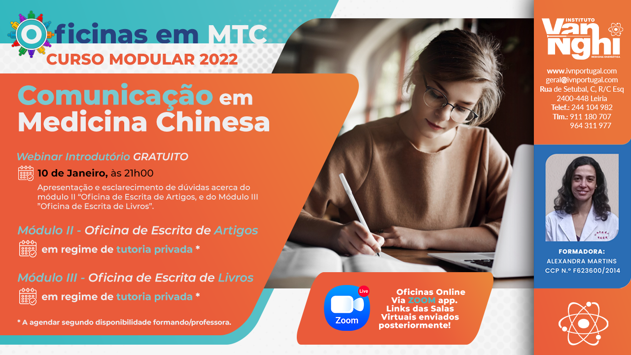 Oficinas de Comunicação em Medicina Chinesa