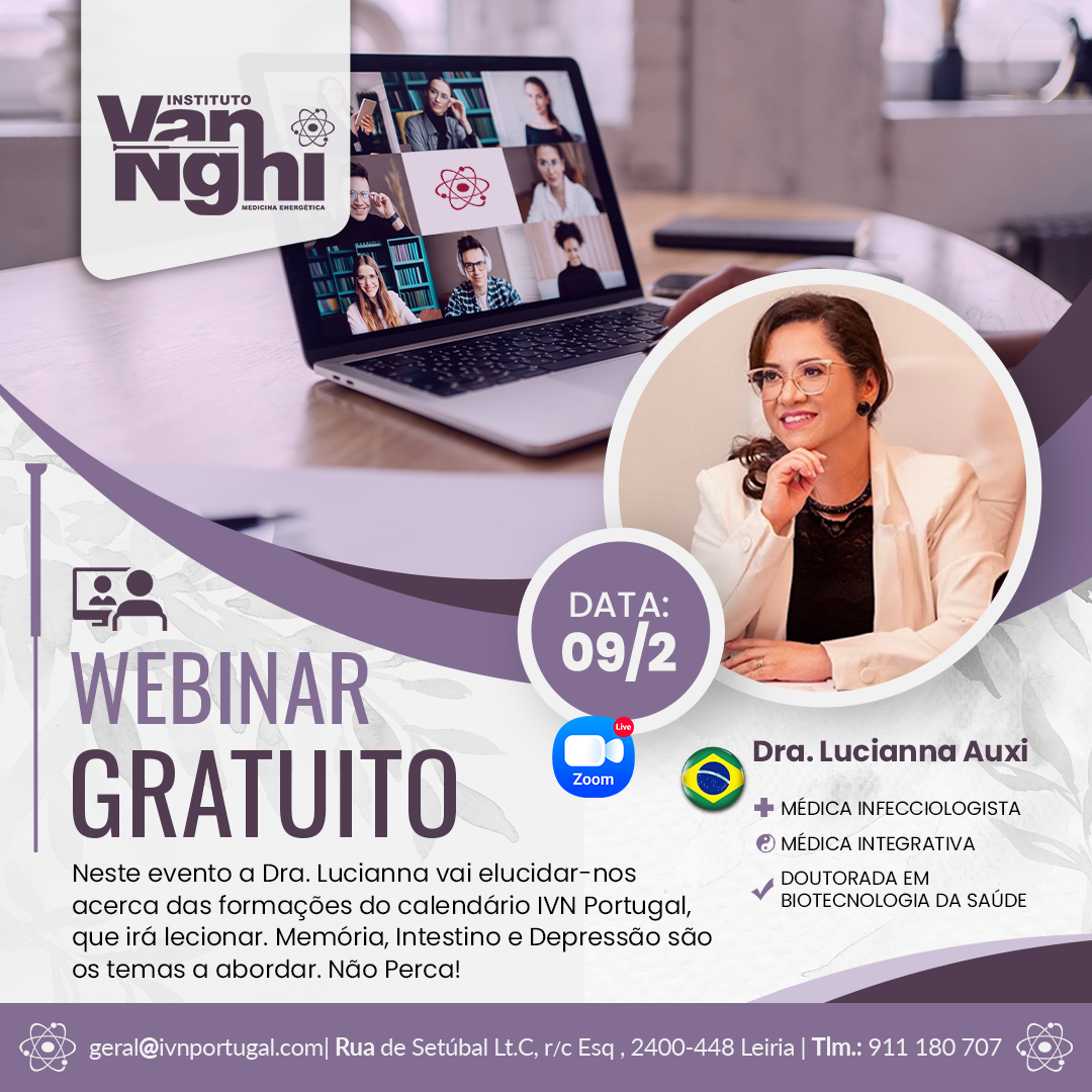 Webinar Gratuito Dra. Lucianna Auxi