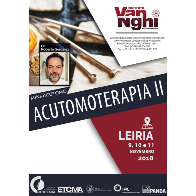 ACUTOMOTERAPIA II - formação prática com Dr. Roberto González