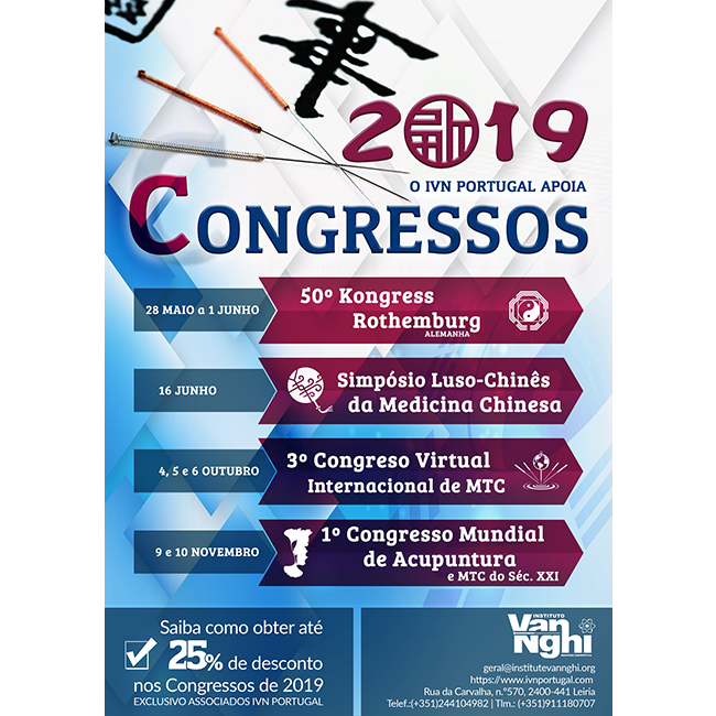 Congressos com o apoio IVN Portugal