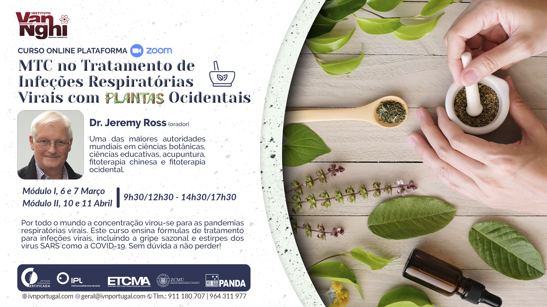 MTC no Tratamento de Infeções Respiratórias Virais com Plantas Ocidentais