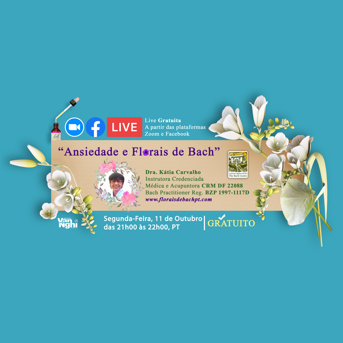 Ansiedade e Florais de Bach