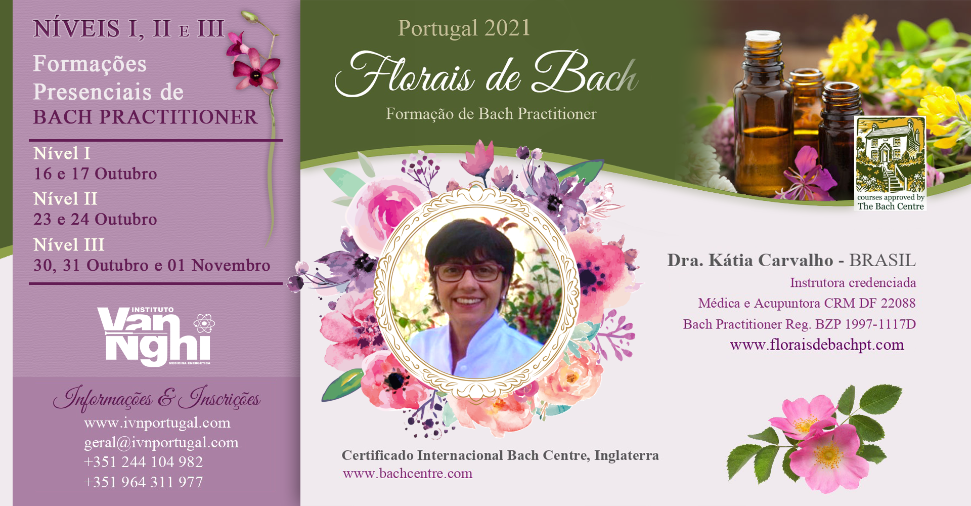 Florais de Bach - Bach Practitioner NÍVEL 1, 2 e 3
